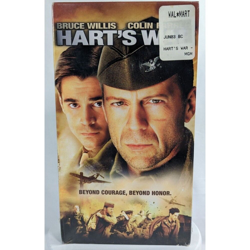Hart's War VHS Bruce Willis Colin Farrell MGM Sealed New